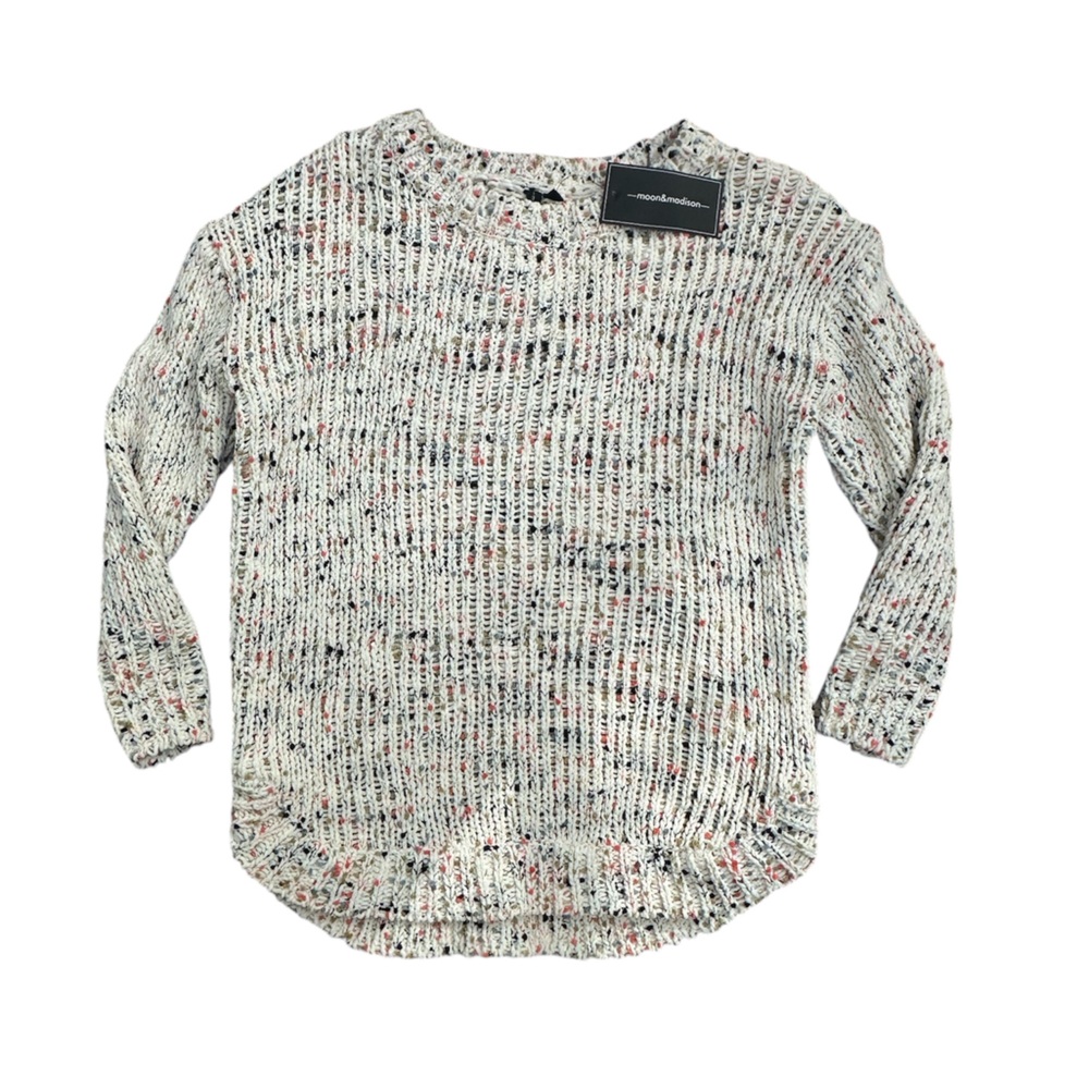 NWT Moon & Madison confetti chunky knit sweater size S